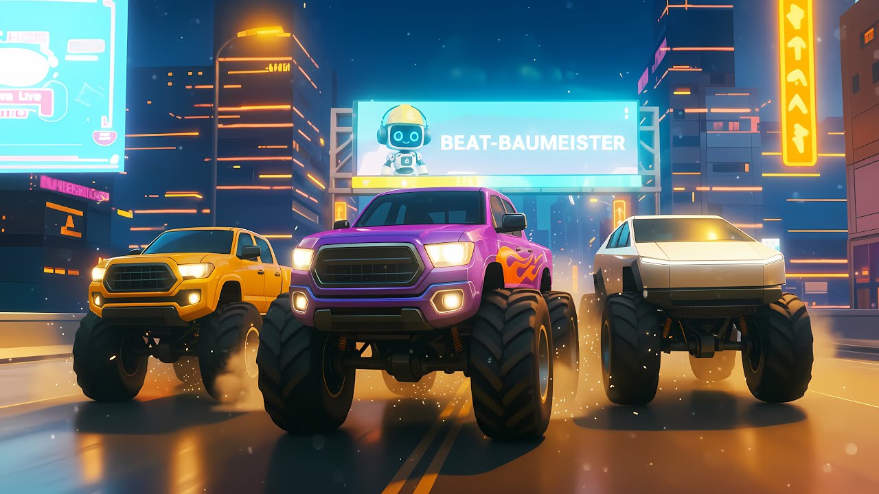Vorschaubild zum Musikvideo Monstertrucks, Volle Fahrt voraus!